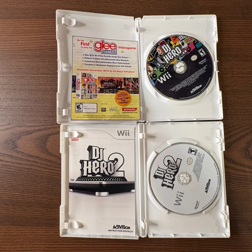 Nintendo Wii Game Lot of 7 Just‎ Dance DJ Hero Disney Sing It Namco Good Bundle
